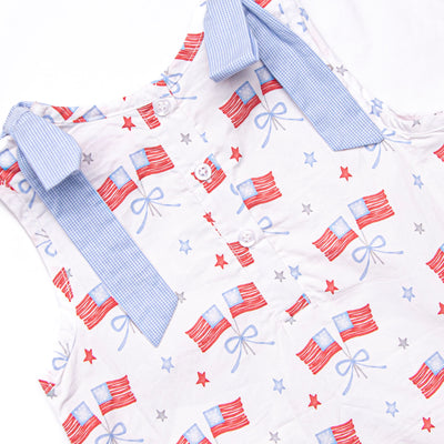 Home of the Brave Dress, Blue