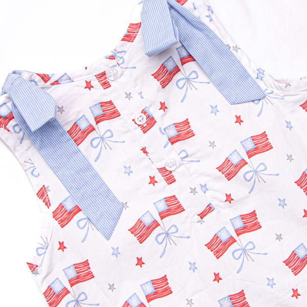 Home of the Brave Dress, Blue