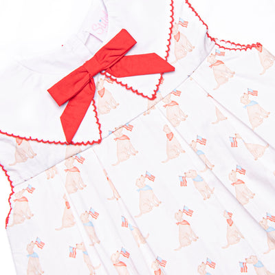 Wag and Wave Short Set, Red