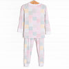 Patchwork PJ's Bamboo Pajama Set, Pink