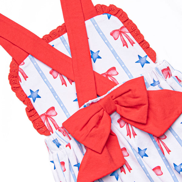 Freedom Festival Sunsuit, Red