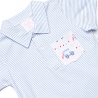 Freedom Fairway Polo Short Set, Blue