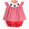 Clubhouse Mouse Smocked Bloomer Set, Red