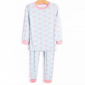Egg-Stra Special Sunday Bamboo Pajama Set, Green