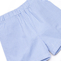 Farming Freedom Applique Short Set, Blue