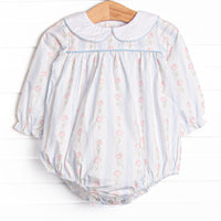Sweet Pea Stripes Bubble, Blue