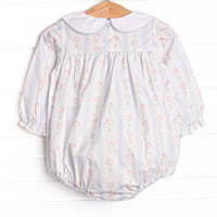 Sweet Pea Stripes Bubble, Blue