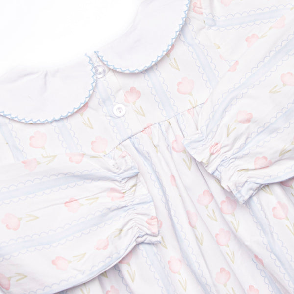 Sweet Pea Stripes Bubble, Blue