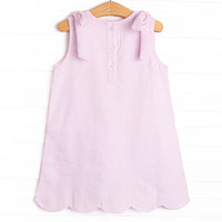 Southern Seersucker Dress, Pink