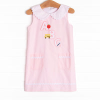 Sing With Me Applique Dress, Pink