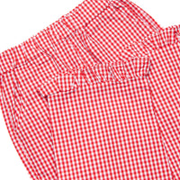 Ally Ruffle Pant, Red Gingham