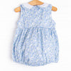 Raleigh Rose Buds Smocked Bubble, Blue