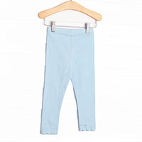 Shelly Scalloped Legging, Blue