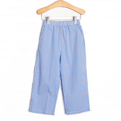  Classic straight pants with pockets that are charming in every way. Featured in 4 gingham colors, 
