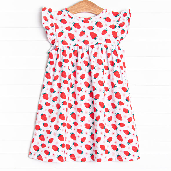 Strawberry Dreams Dress, Pink