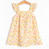 When the Sun Sets Muslin Dress, Yellow