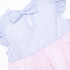 Cotton Candy Color Block Dress, Blue