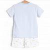 Later Alligator Short Set, Blue