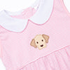 Perfect Pal Applique Dress, Pink Stripe