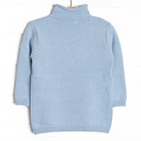 Toodles, Poodles Rolled Neck Sweater, Blue