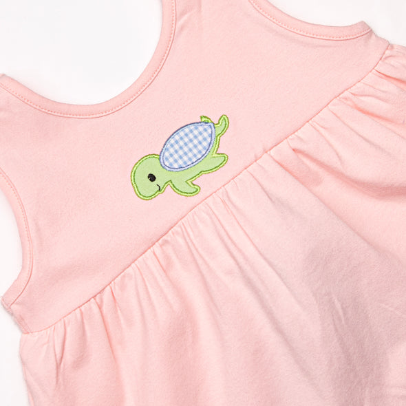 Sea Turtle Diaper Set, Pink