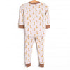 Giraffe Giant Bamboo Pajama Set, Yellow