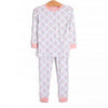 Palm Spring Sprouts Bamboo Pajama Set, Pink