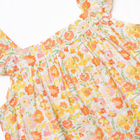 When the Sun Sets Muslin Dress, Yellow