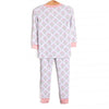 Palm Spring Sprouts Bamboo Pajama Set, Pink