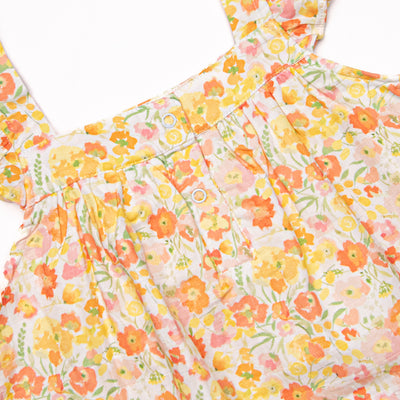 When the Sun Sets Muslin Dress, Yellow