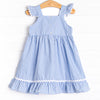 Hydrangea Honey Smocked Dress, Blue