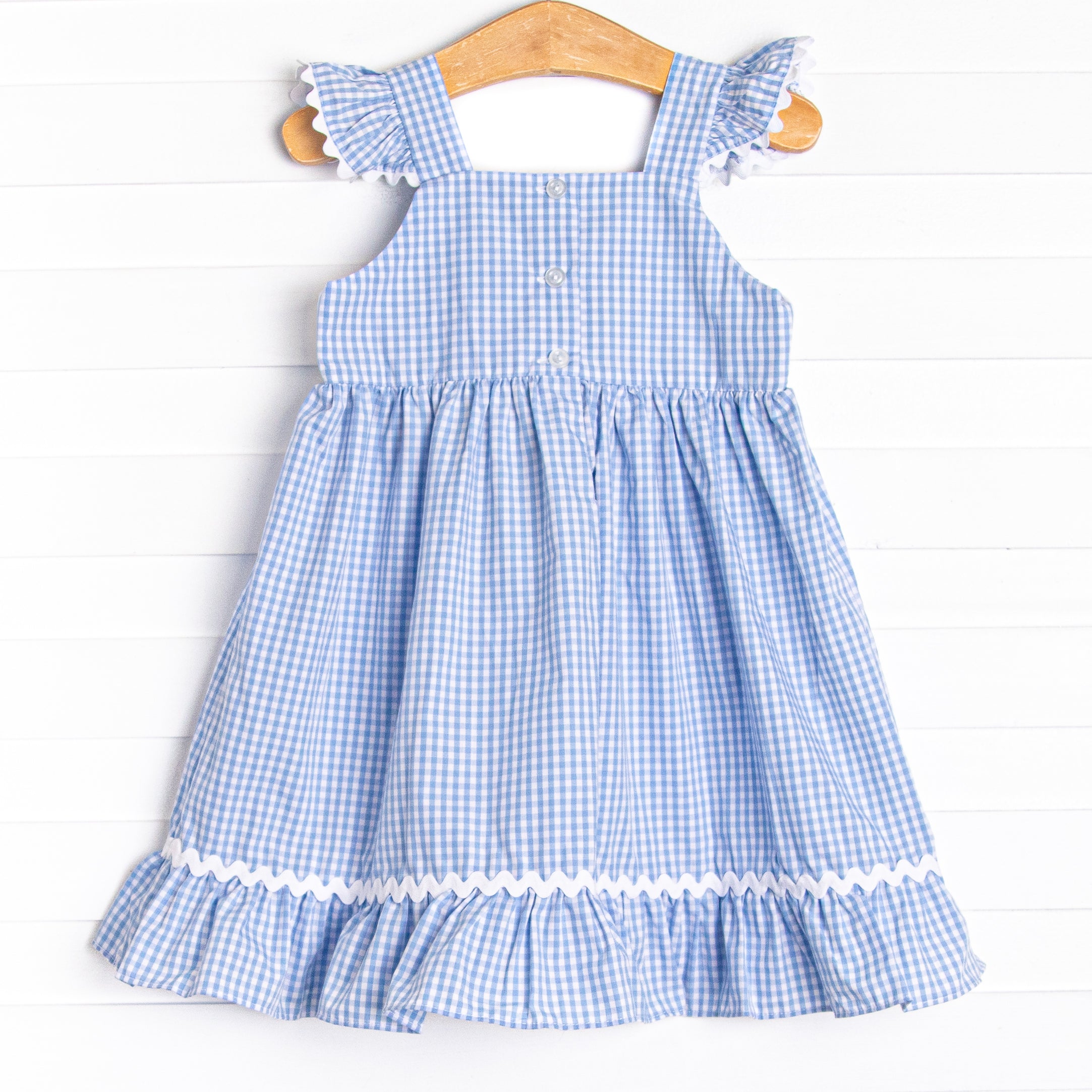Hydrangea Honey Smocked Dress, Blue Stitchy Fish Hydrangea Honey Smocked Dress, Blue Stitchy Fish