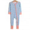 Beautiful Day Bamboo Zippy Pajama, Blue