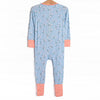 Beautiful Day Bamboo Zippy Pajama, Blue