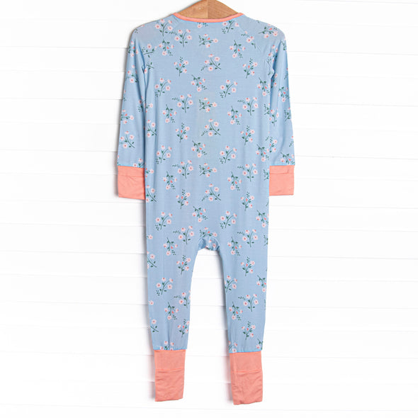 Beautiful Day Bamboo Zippy Pajama, Blue