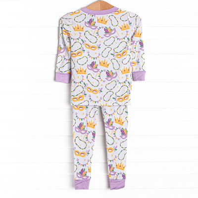 Life of the Mardi Bamboo Pajama Set, Purple