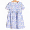 Periwinkle Petals Pocket Dress, Purple