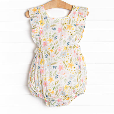 Flower Fields Muslin Bubble, Pink