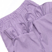 Mardi Gras Madness Ruffle Pant Set, Purple