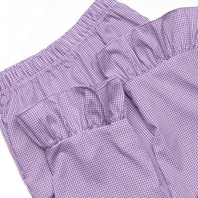 Mardi Gras Madness Ruffle Pant Set, Purple