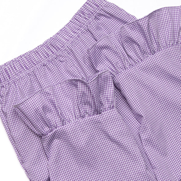 Mardi Gras Madness Ruffle Pant Set, Purple