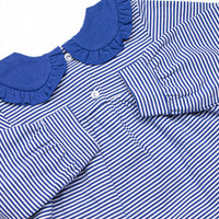 One Lucky Pup Applique Diaper Set, Blue