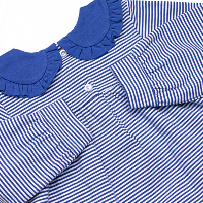 One Lucky Pup Applique Diaper Set, Blue
