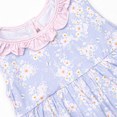 Periwinkle Petals Dress, Purple