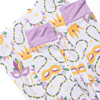 Life of the Mardi Bamboo Pajama Set, Purple