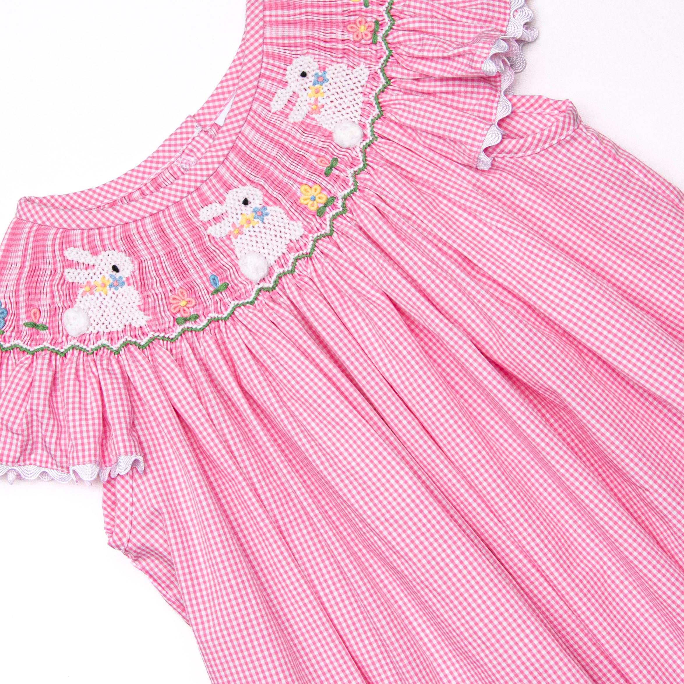 pink smocked bishop dress Pink Hand Smocked Baby Girl Bishop Dress Carriage Boutique