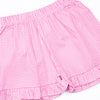 Blue Sky Breeze Applique Ruffle Short Set, Pink