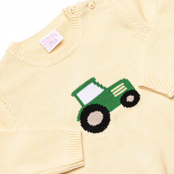 Harvest Hauler Sweater, Yellow
