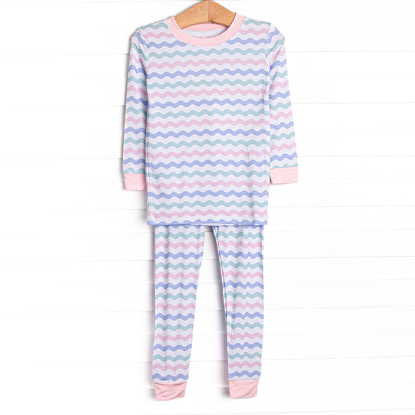 Cozy Current Bamboo Pajama Set, Pink