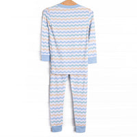 Cozy Current Bamboo Pajama Set, Blue